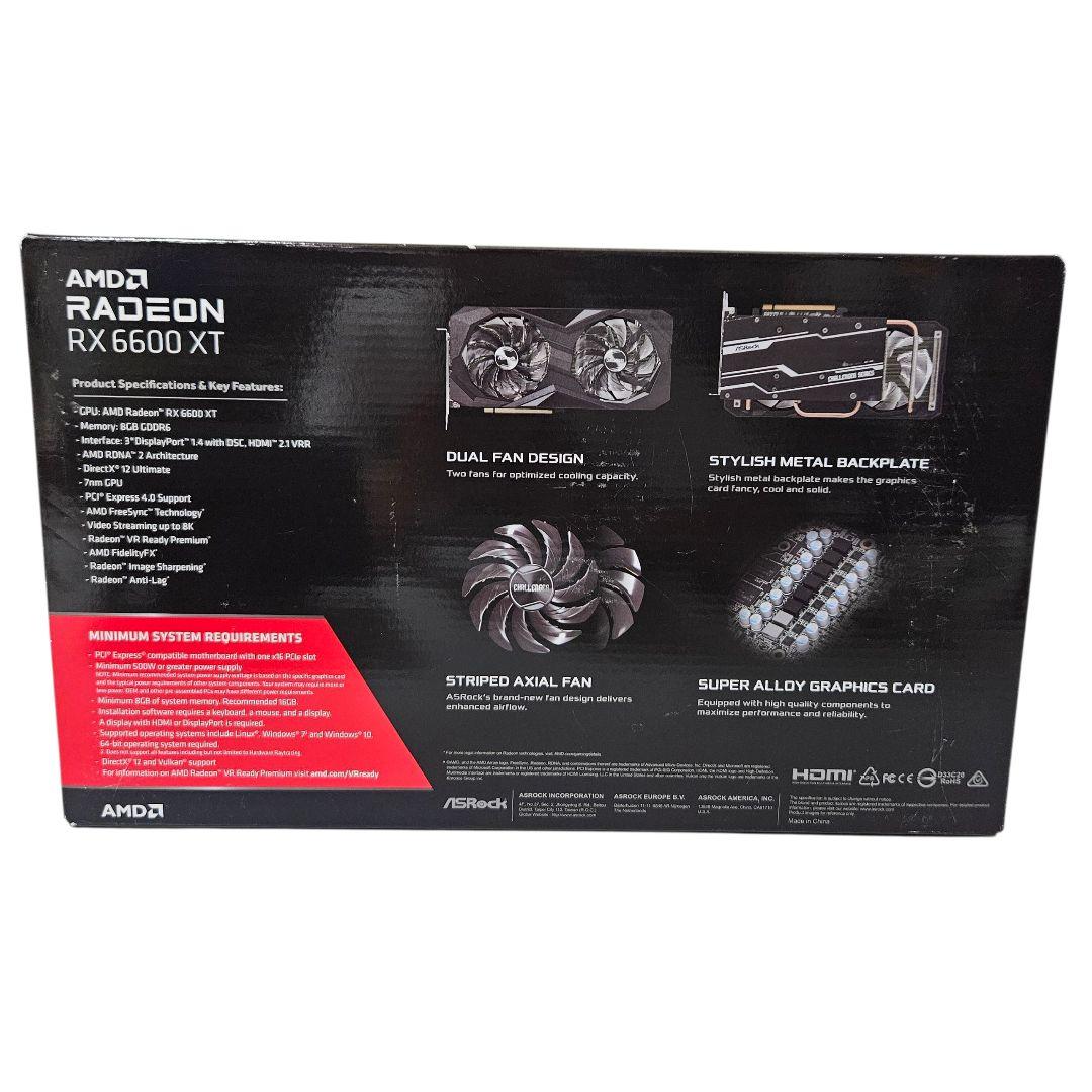 新品 ASRock RX6600 XT Challenger 8GB