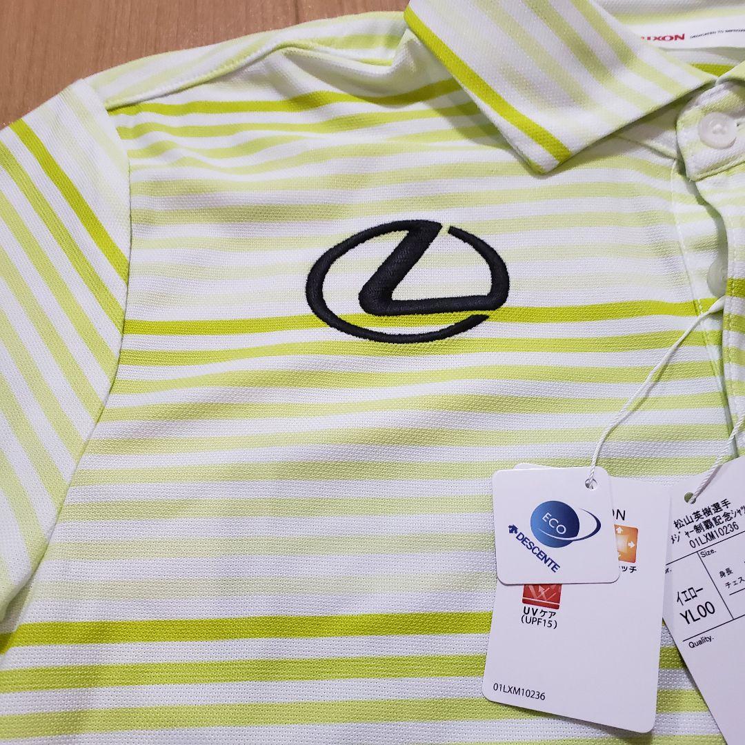 新品未使用　スリクソン　ポロシャツ　松山英樹ツアー制覇記念モデル　レクサス　M