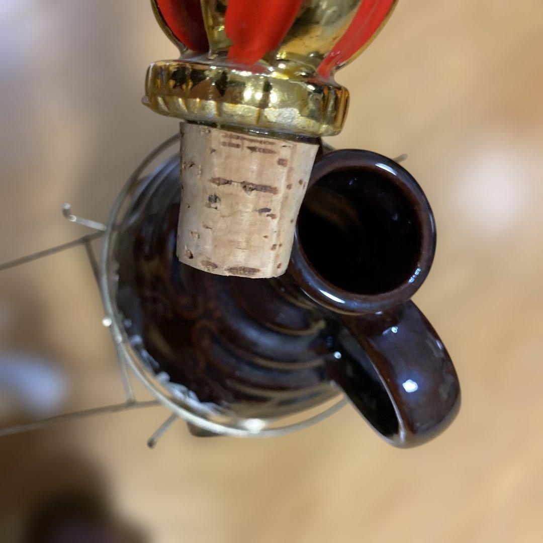 ウイスキーサーバー 馬車　ウイスキー アンティーク 中は空　未使用かも ★耳接着