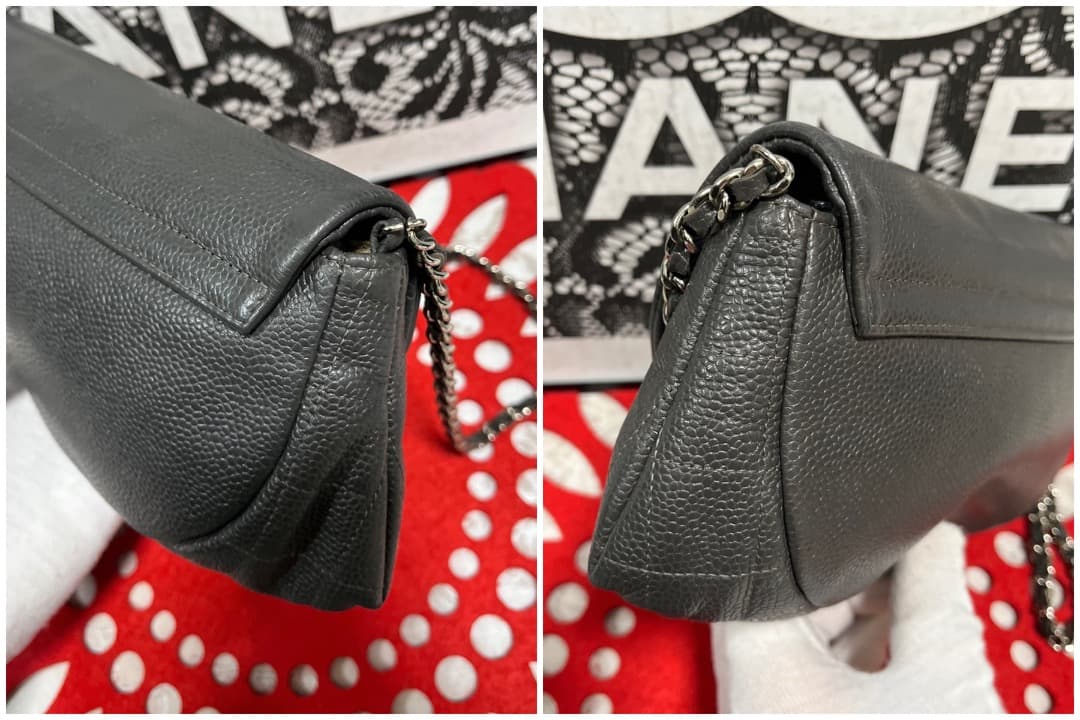 シャネル CHANEL チェーンウォレット ハーフムーン マトラッセ 152