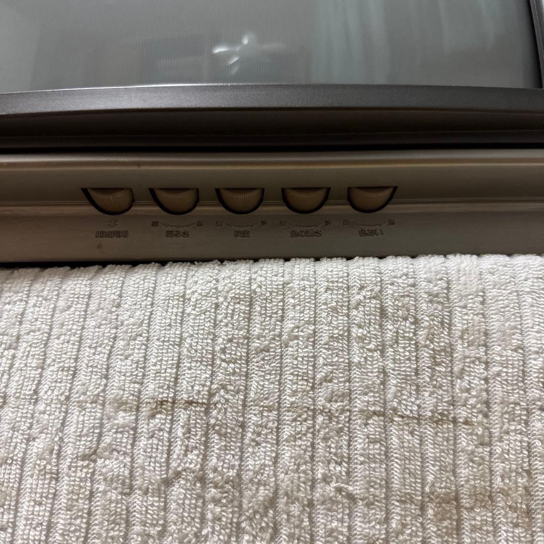 【昭和レトロ・動作品】NEC カラーテレビ CV-14H8型＋アンテナ セット