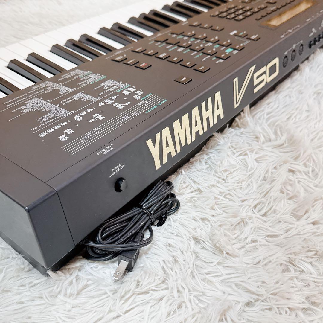 YAMAHA ヤマハ V50 シンセサイザー 61鍵盤 動作品②