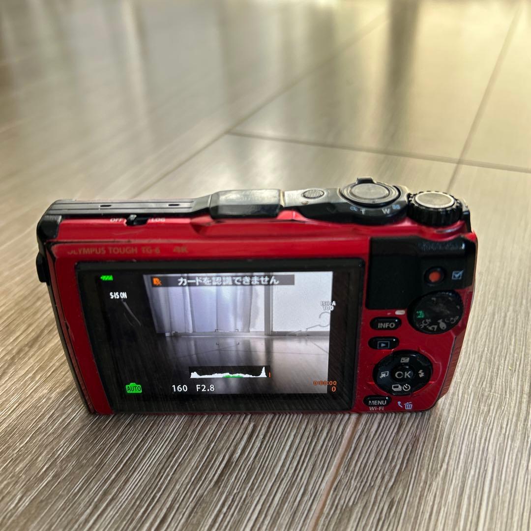 Olympus Tough TG-6レッド 本体