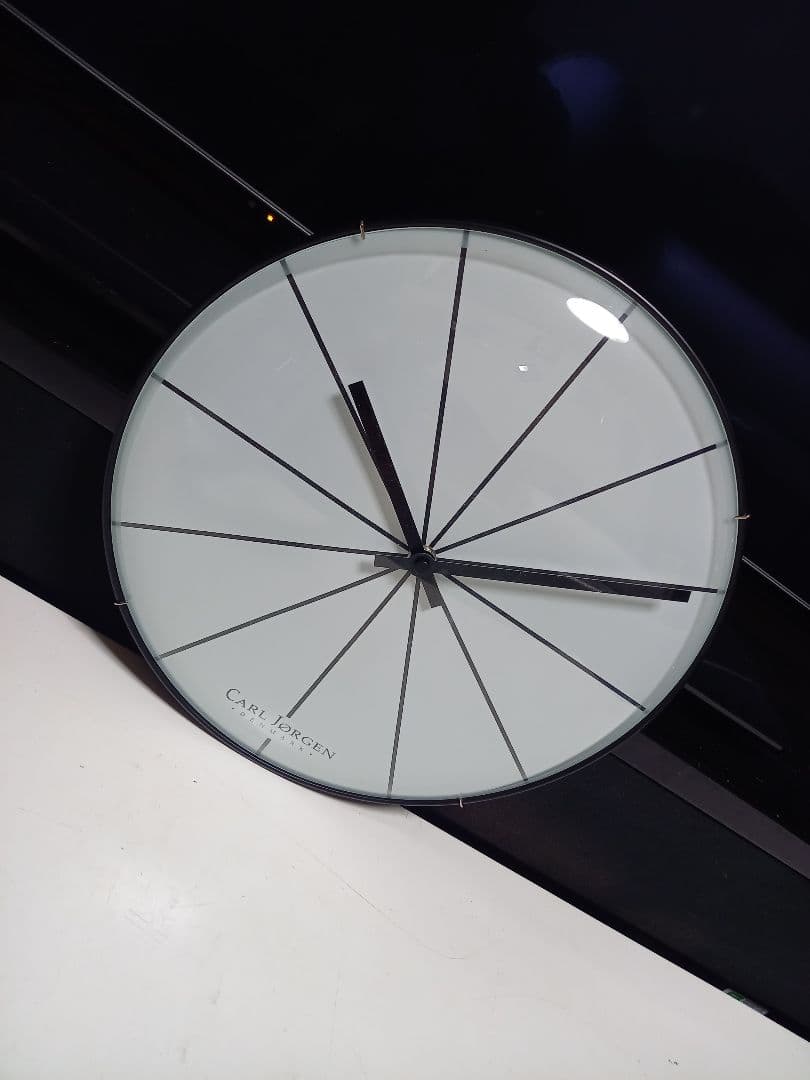 美品　デンマーク　CARL JORGEN　ポストモダン　ウォールクロック