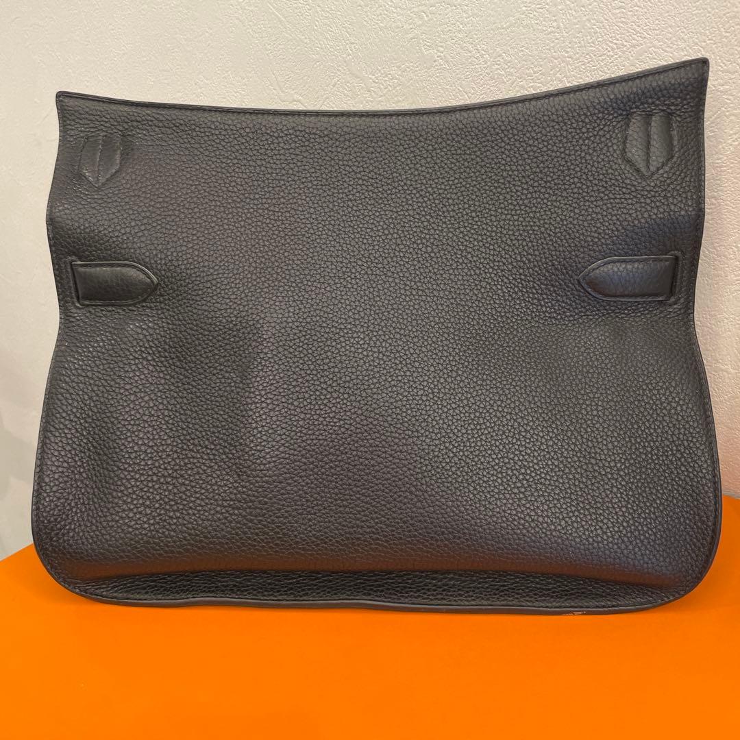 HERMES エルメス□O刻印 ジプシエール37 ショルダーバッグ　ブラック