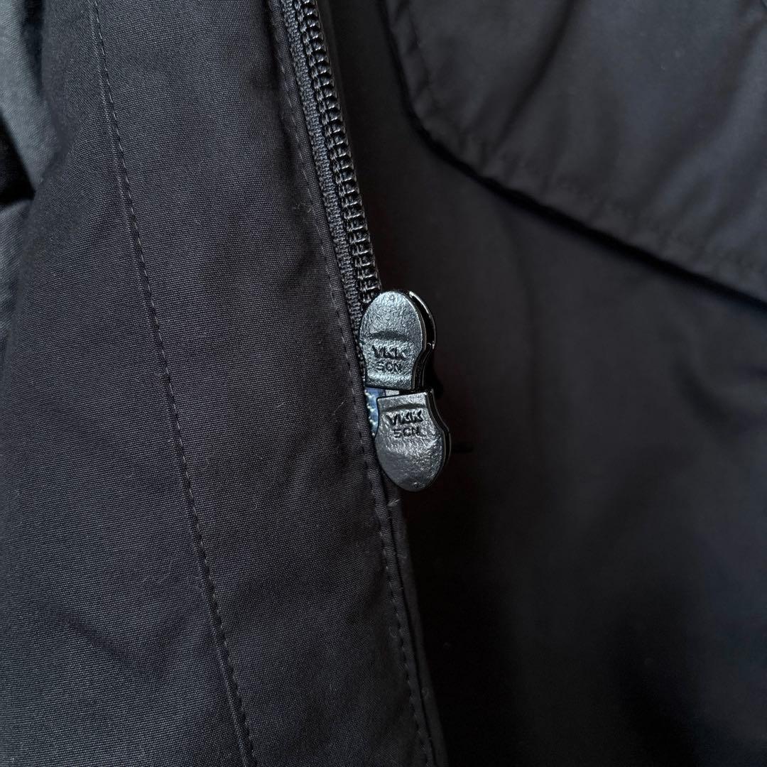 美品 ミスターオリーブ 日本製 河田ダウン ダウンモッズコート 黒MrOlive