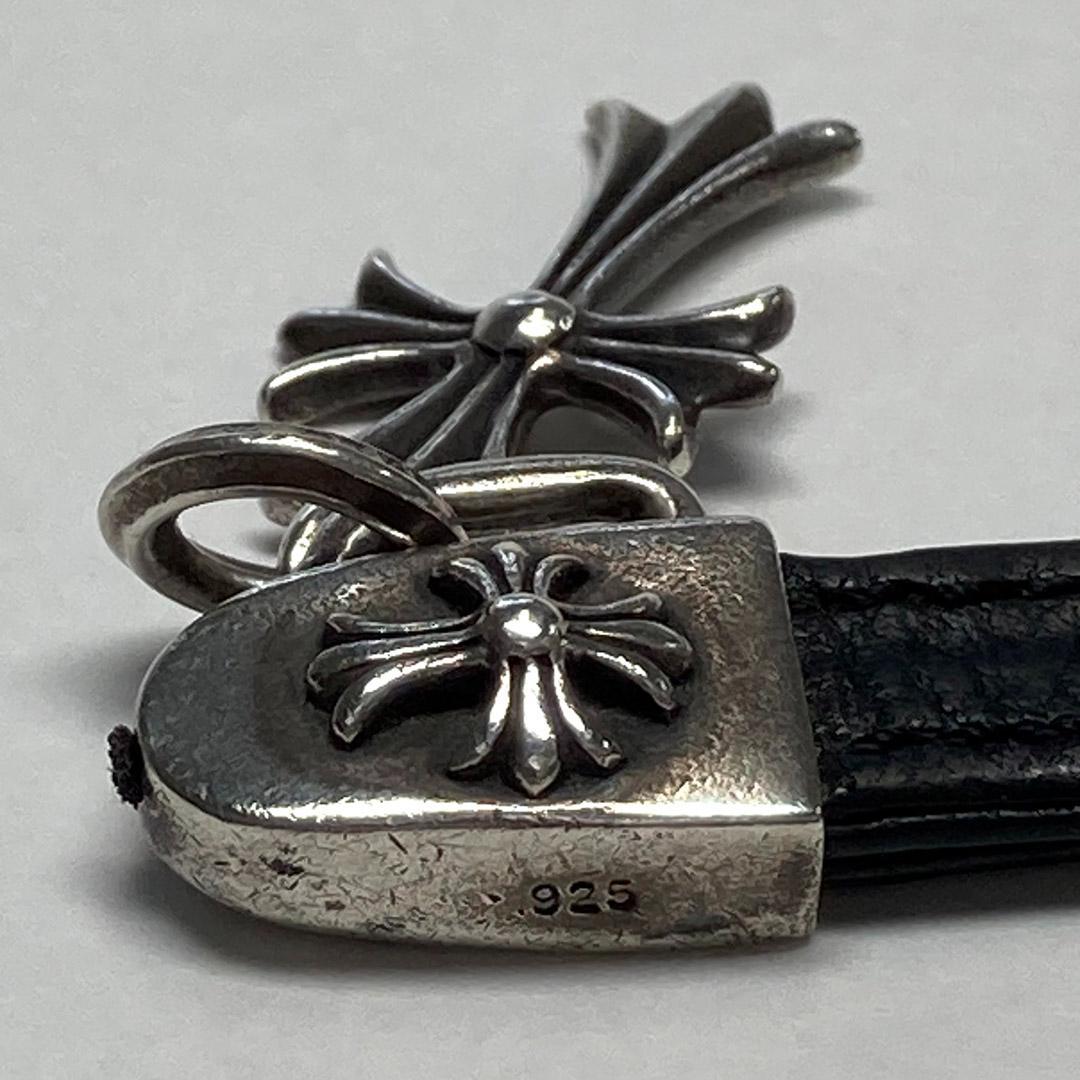 クロムハーツ タイニーCHクロス レザーストラップ CHROME HEARTS