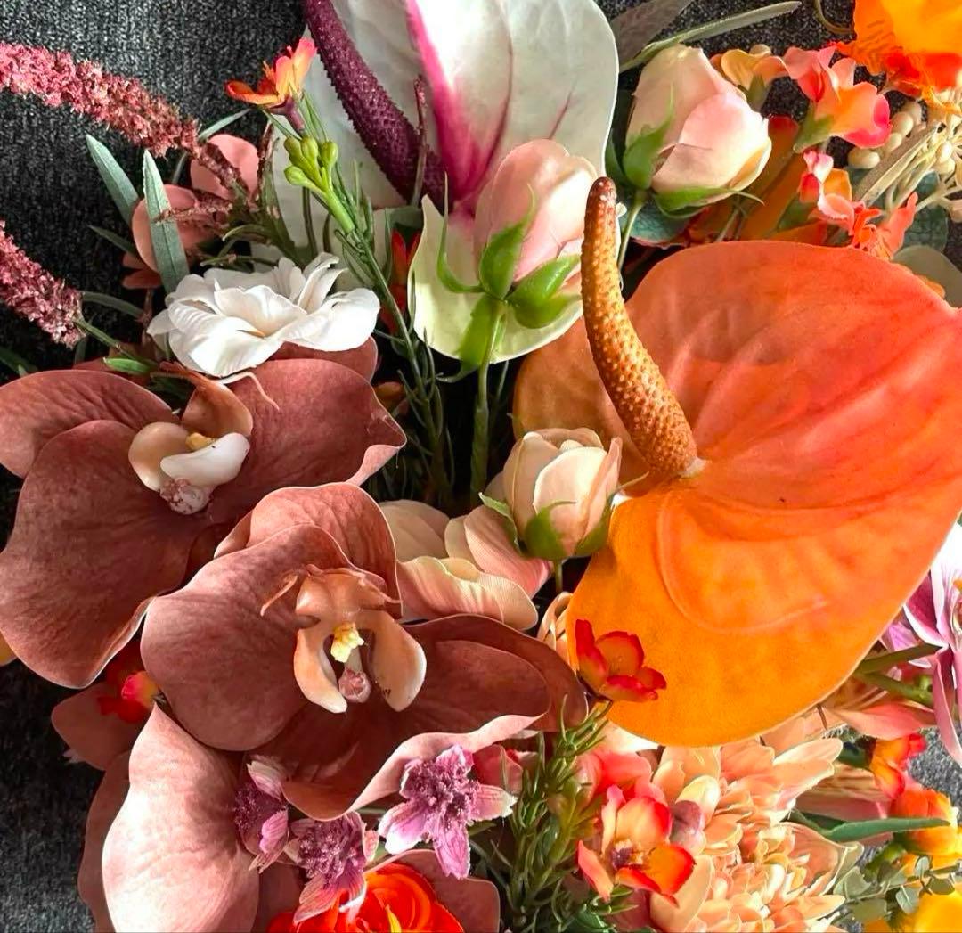 値下げ中!花束 プリザーブドフラワー 髪飾り付き ブーケ 前撮り ヘアードレス