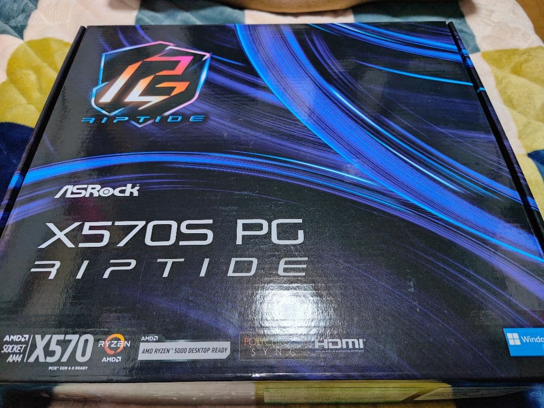 Ryzen 7 5800X3D&X570S PG Riptide メモリ付き