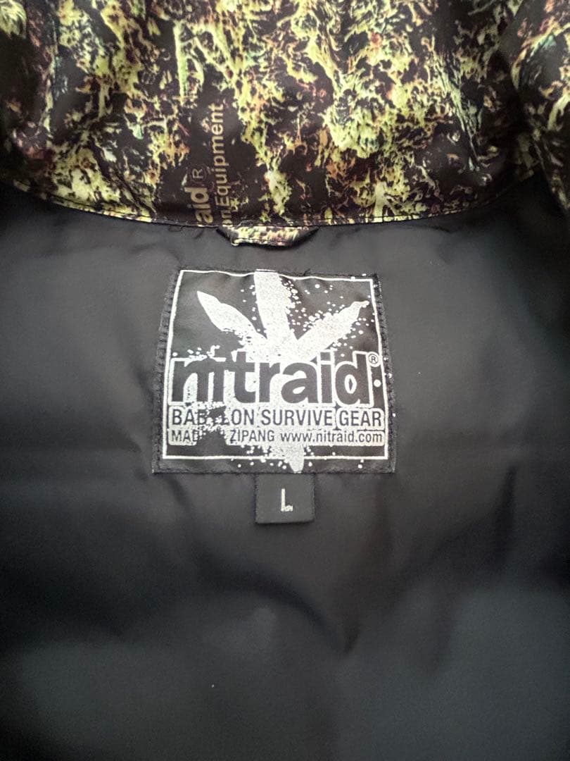 nitraid リアルウィードダウンベスト