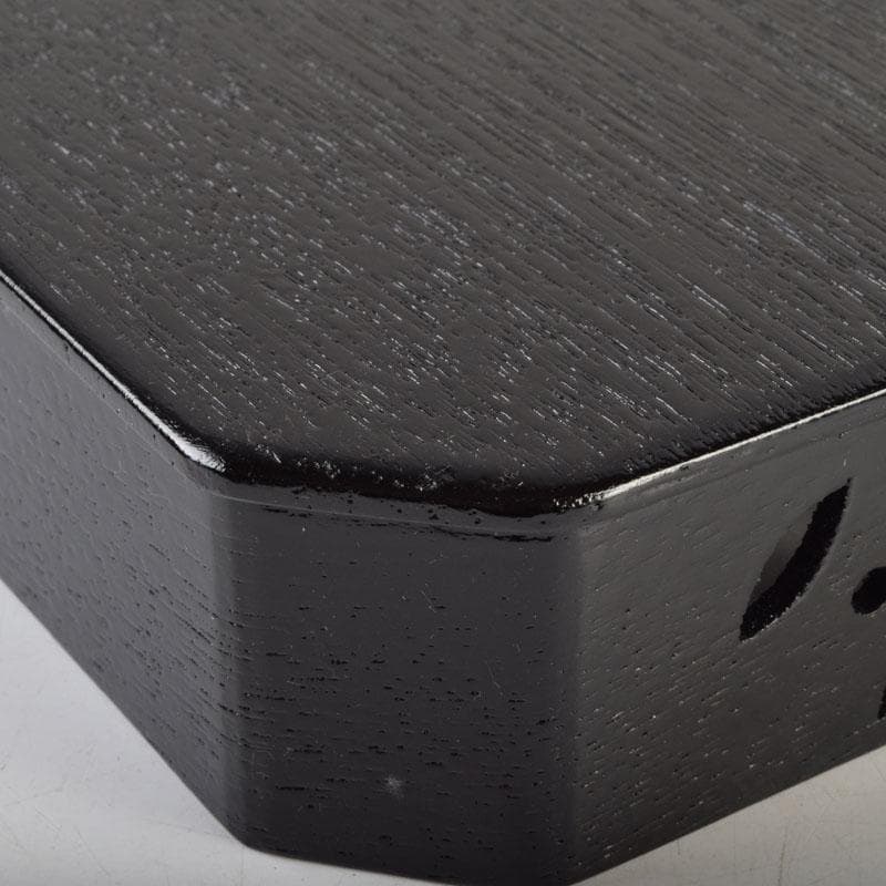 minto　茶道具　漆塗　七宝透かし　縁高重　五段重　箱付　N　9148