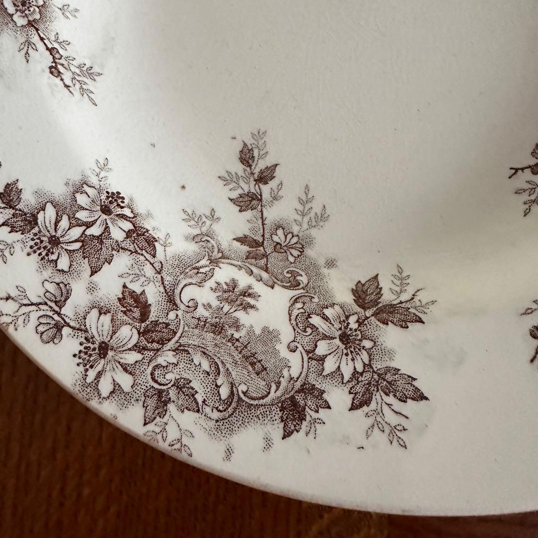 極美品　【C】深皿 ジョワジールロワ　POMPADOUR フランスアンティーク