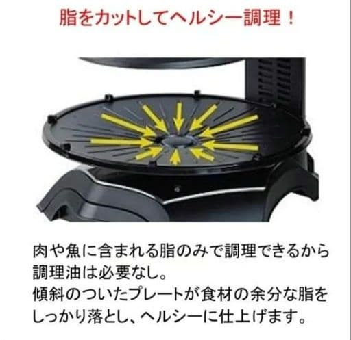 【美品】お家でBBQ・焼肉　エムケー精工 無煙ロースター 「ヘルシーグリル」