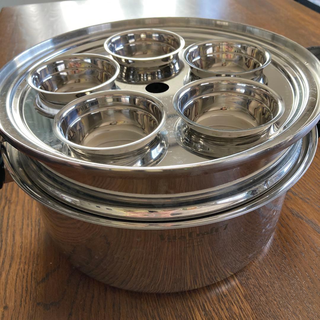 再値下げ　ビタクラフト　両手鍋と蒸し器、カップ、ハイドームセット