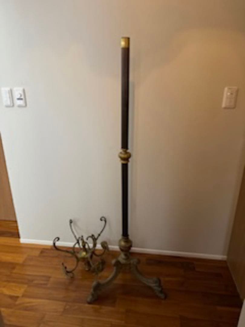 *️⃣プロフ必読*️⃣難あり❣️アンティーク 真鍮コートスタンド