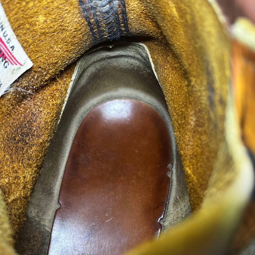 【レッドウィング】875 ワークブーツ 縦羽タグ♡ブラウン 9D