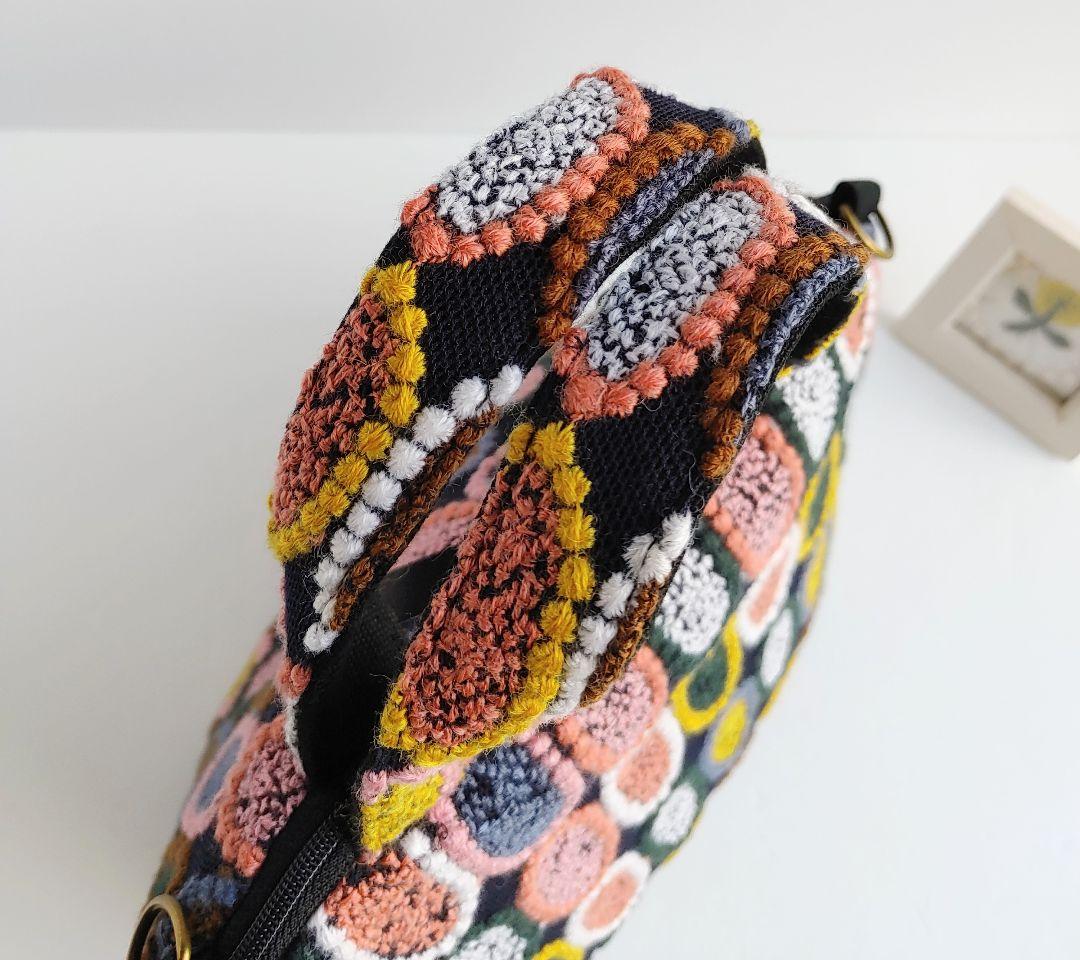 ラスト1点 ミナペルホネン 超レア ピンクミッスク ミニサイズファスナーバッグ①