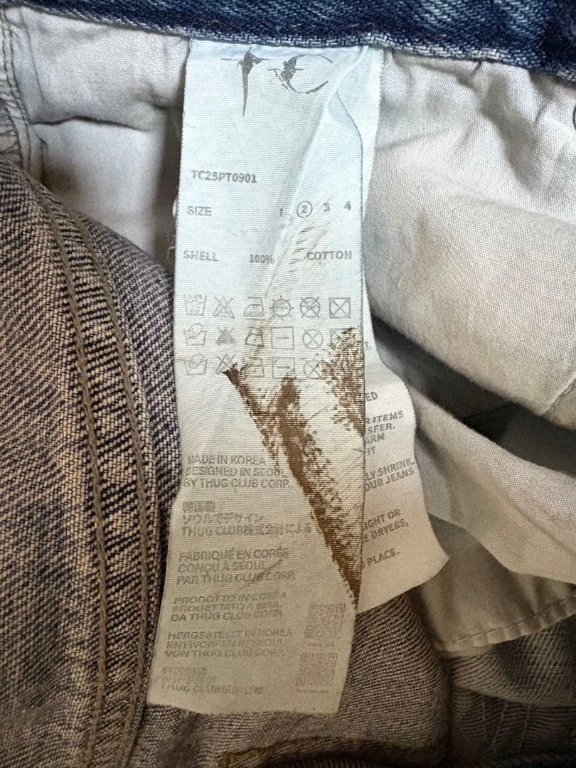 パンツ THUG CLUB Denim Pants