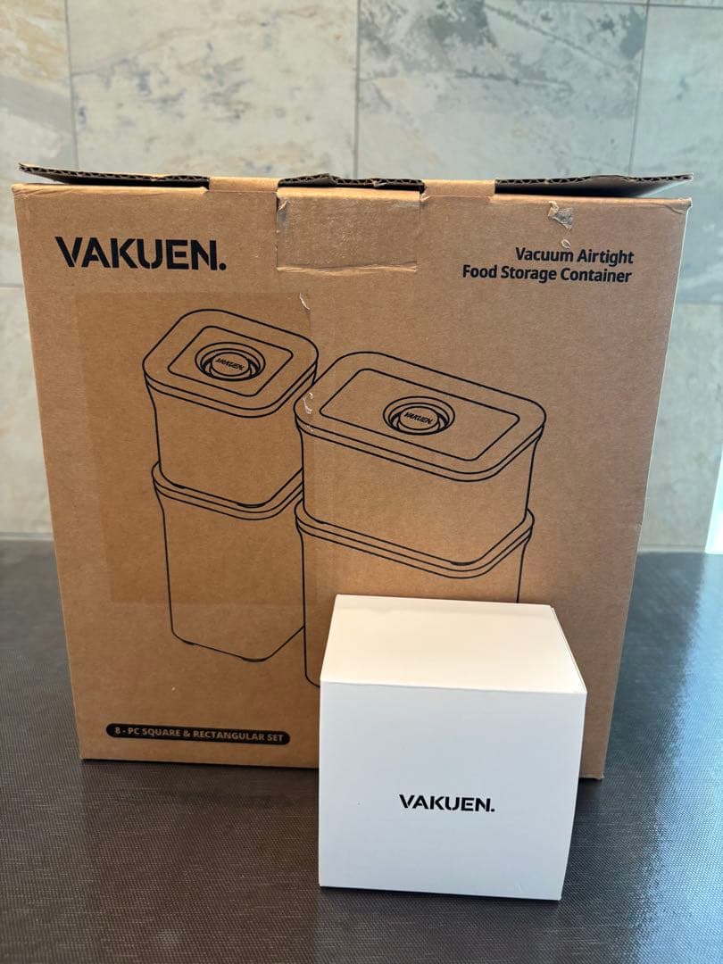 ゆめゆめ　VAKUEN 真空保存シーラー・保存容器4個セット