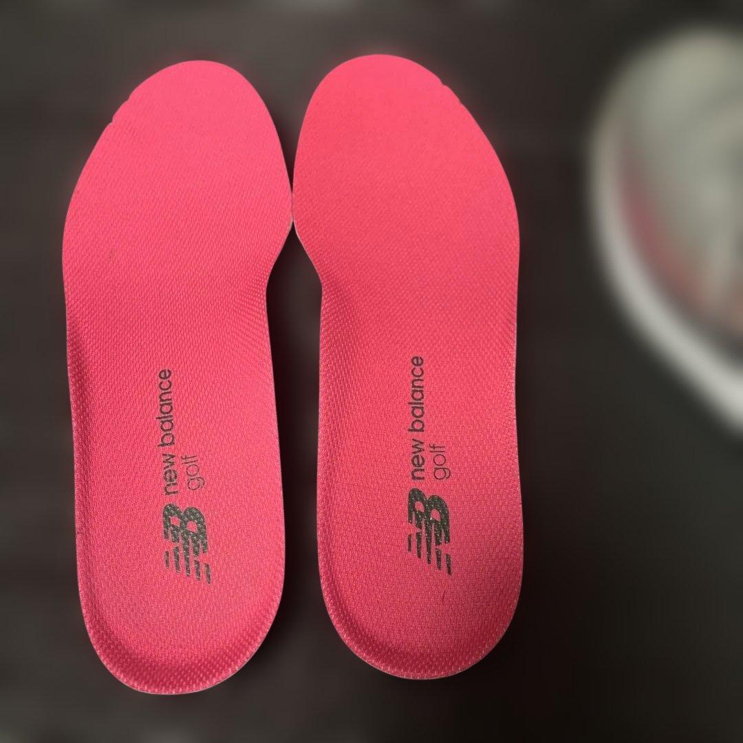 【美品】ニューバランス　ゴルフシューズ　シルバー　24センチ