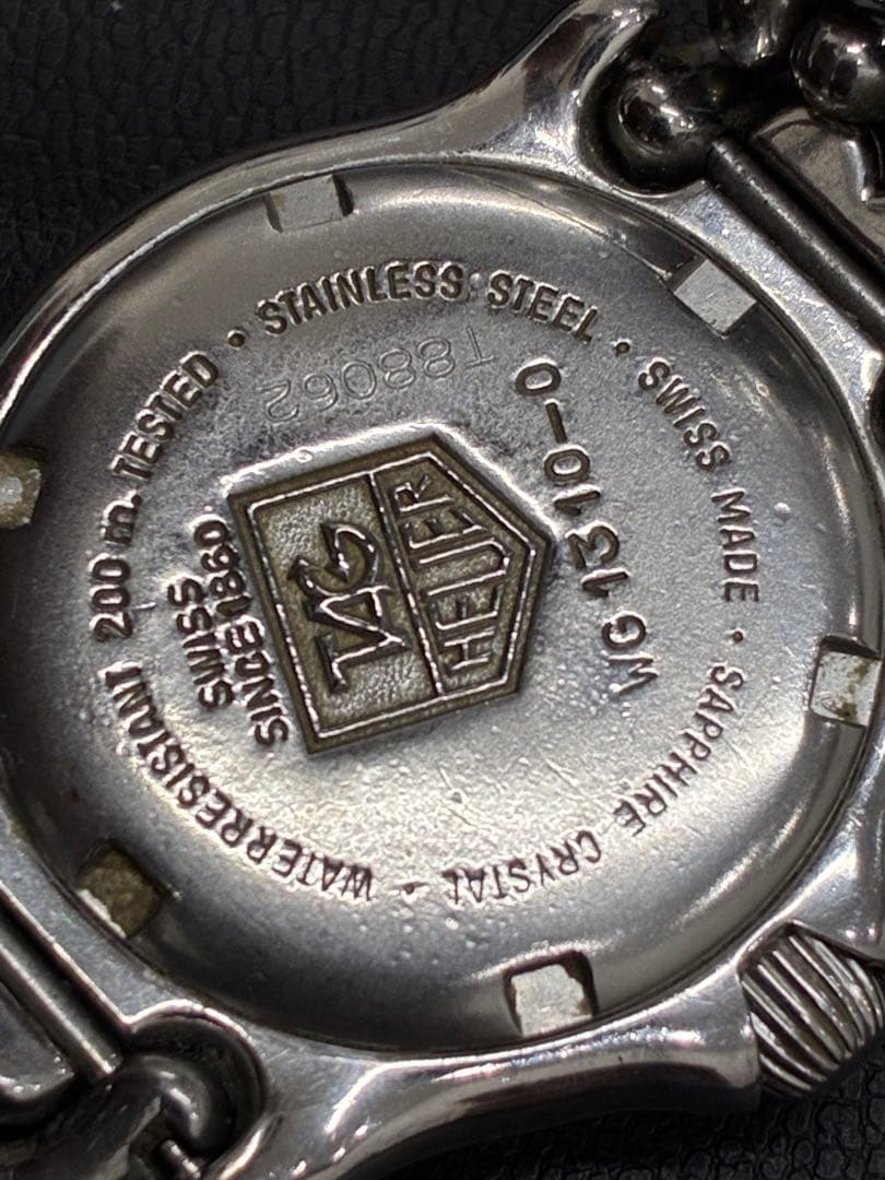 今日限定価格TAG HEUER WG1310-0クォーツ作動品デイト付純正ブレス