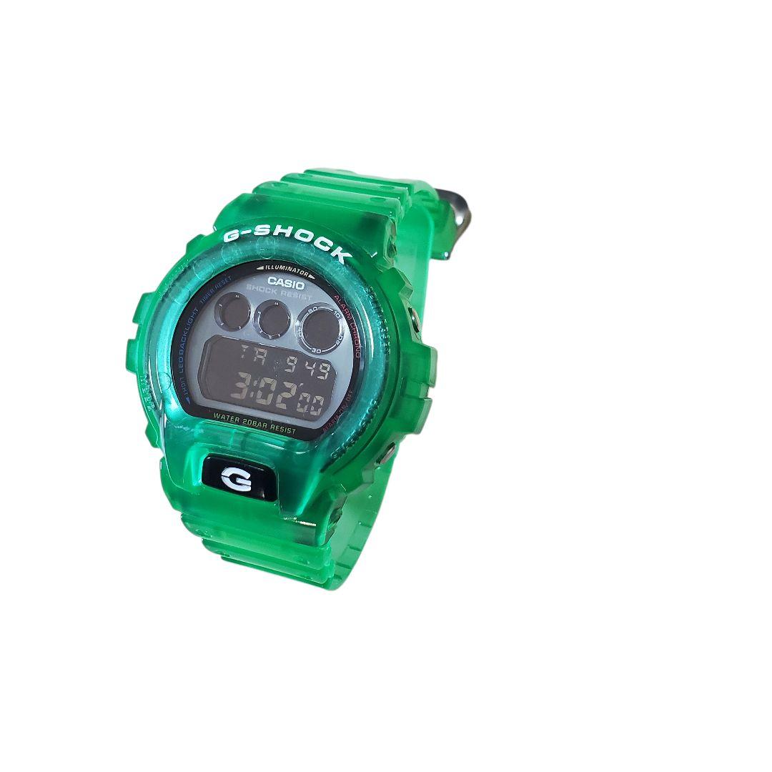 【状態良好】CASIO G-SHOCK DW-6900JT スケルトングリーン
