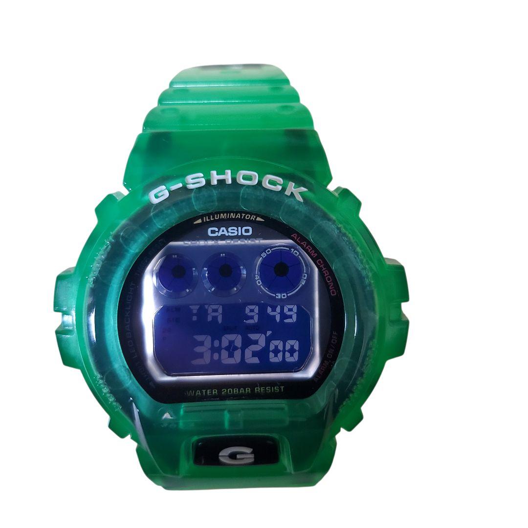 【状態良好】CASIO G-SHOCK DW-6900JT スケルトングリーン