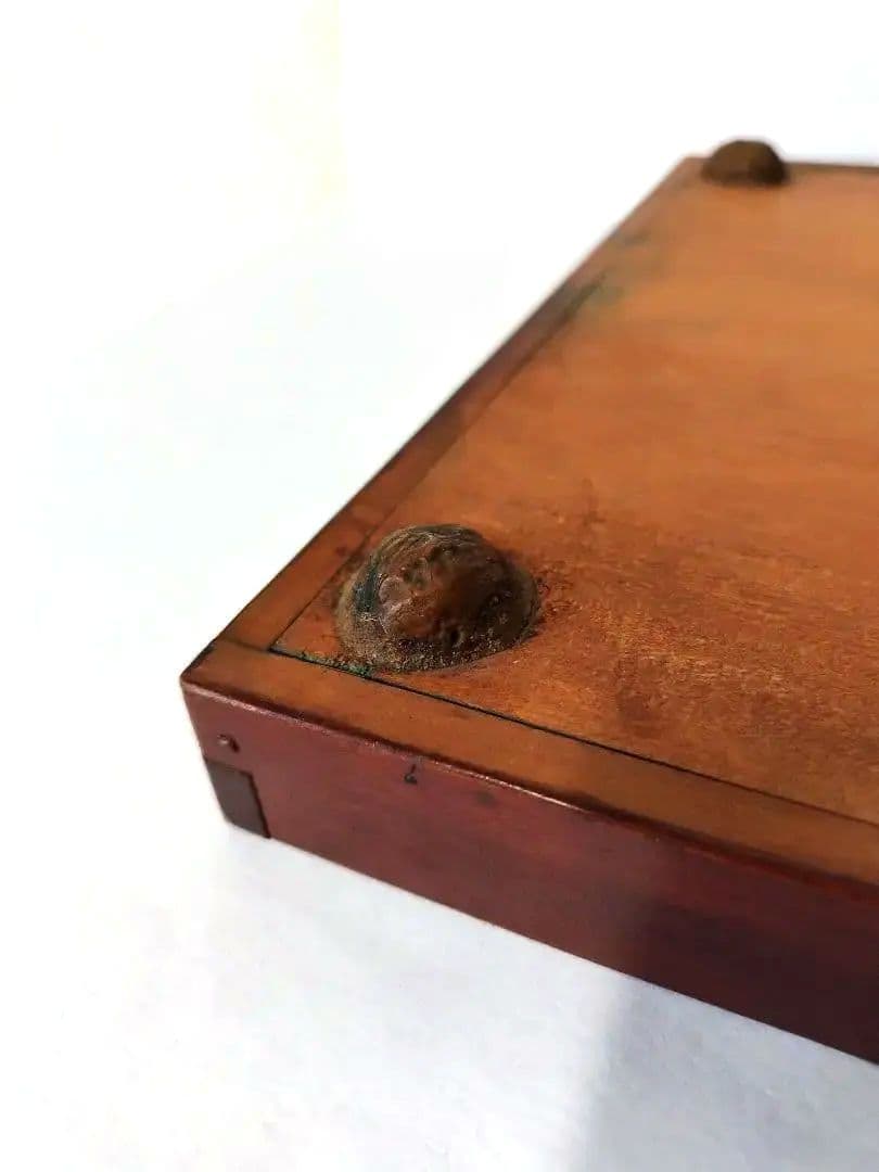 古物　伊勢春慶　胡桃脚膳　くるみ脚膳　クルミ脚膳　 岡村長四郎　アンティーク