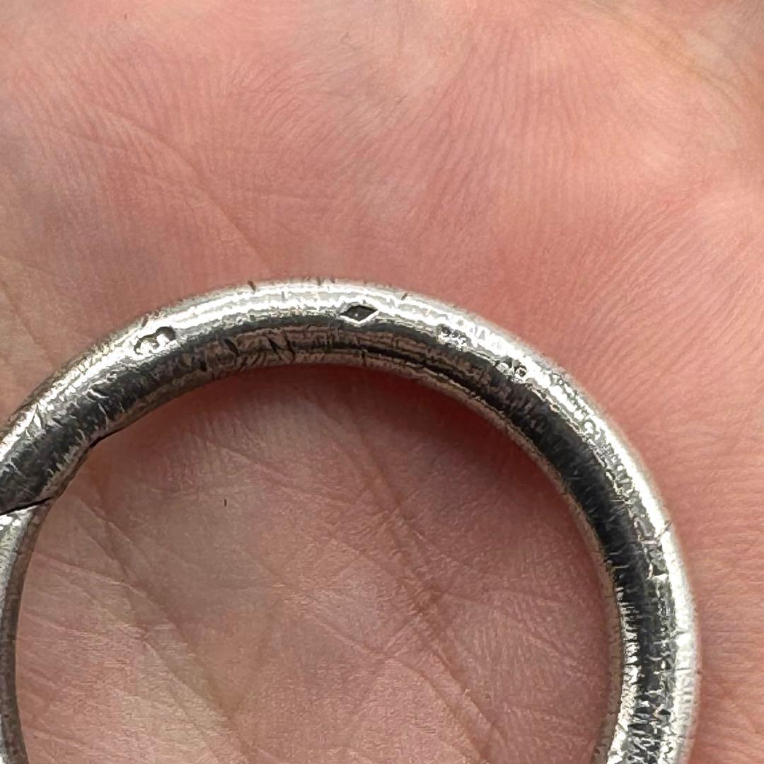 HERMES エルメス キーリング Hロゴ シルバー サークル ヴィンテージ