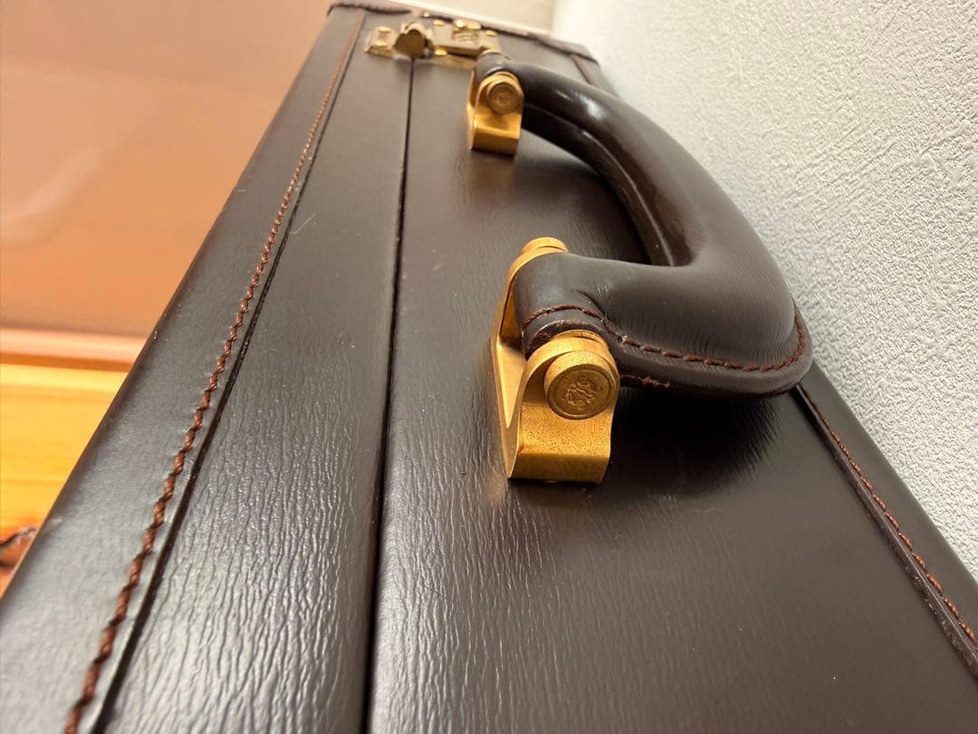 LOEWE アタッシュケース ブラウン レザー