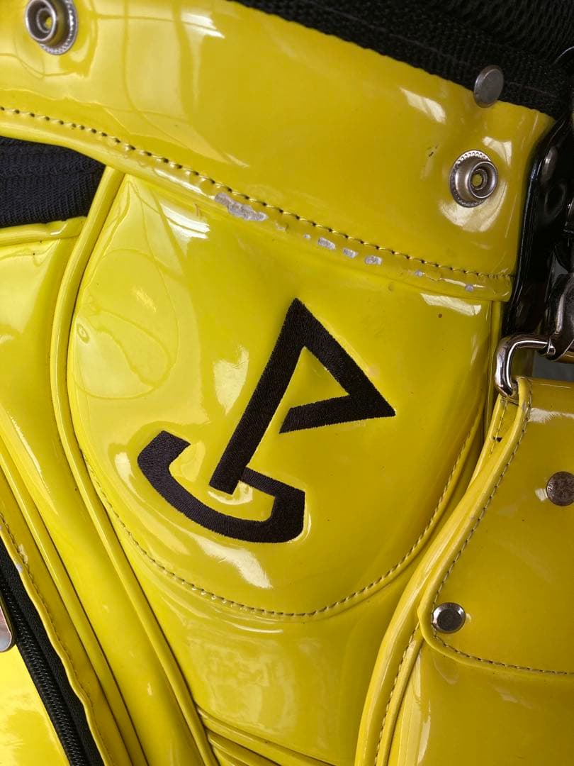 ゴルフパートナースタンドキャディバッグイエロー