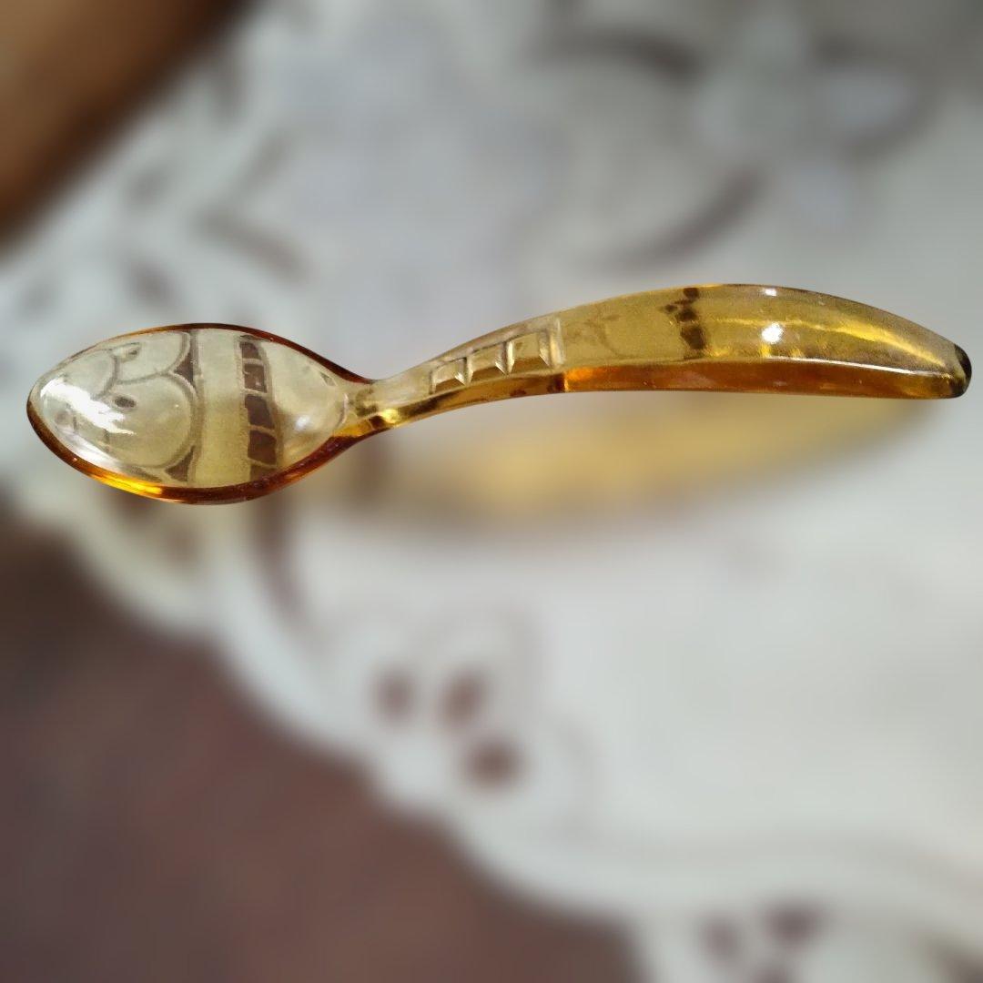 アンテークガラス盛り皿