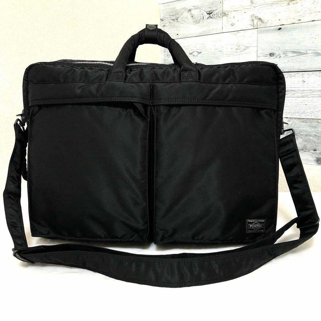 新品同様✨新型 ポータータンカー ビジネスバッグ3way 2層 A4可 ブラック