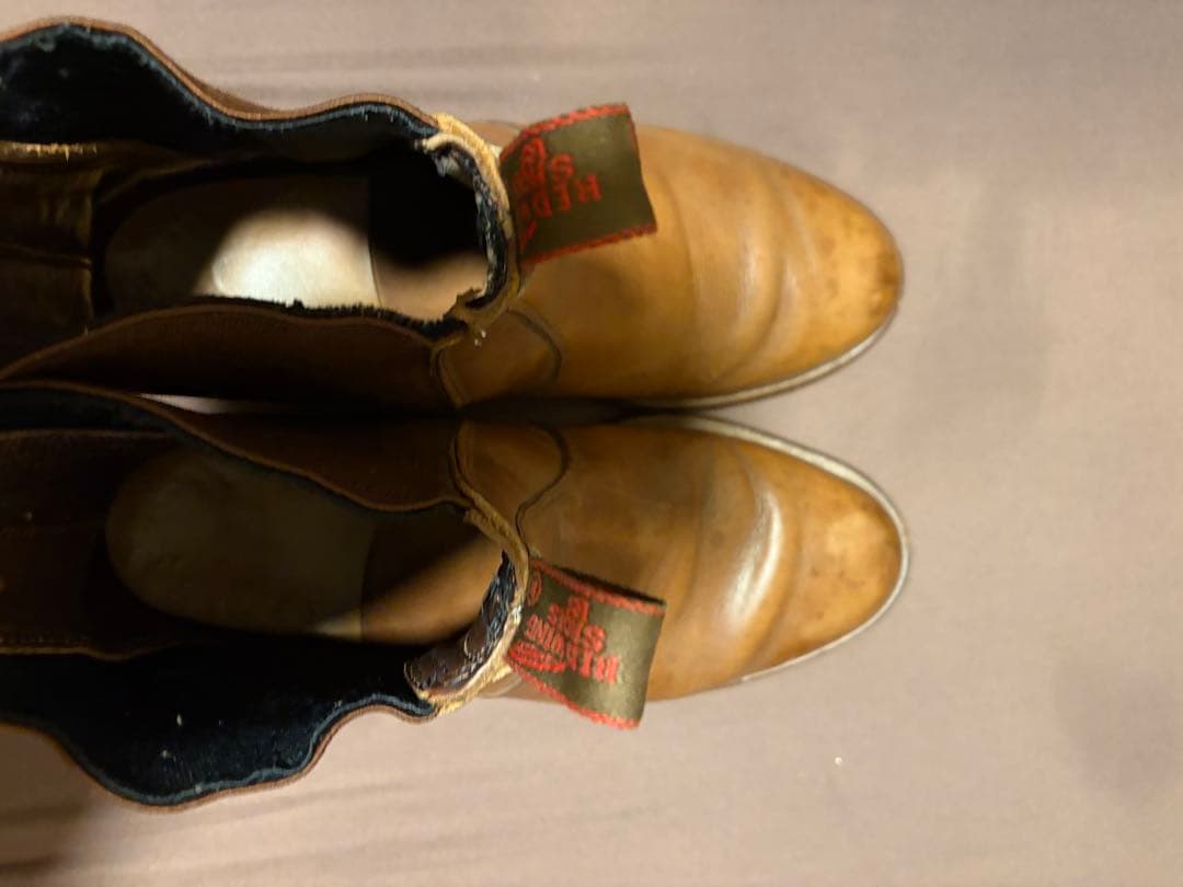 Red Wing Shoes ブラウン サイドゴアブーツ 7 25cm
