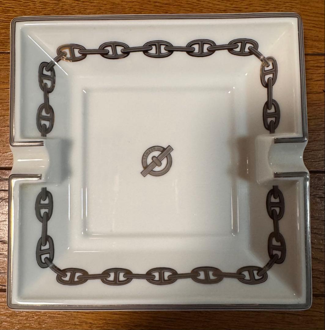 HERMES　シェーヌダンクル　灰皿セット