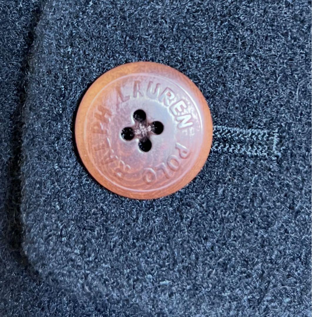 90s ポロラルフローレン 日本製 三角タグ ダッフルコート 大きいサイズ 黒色