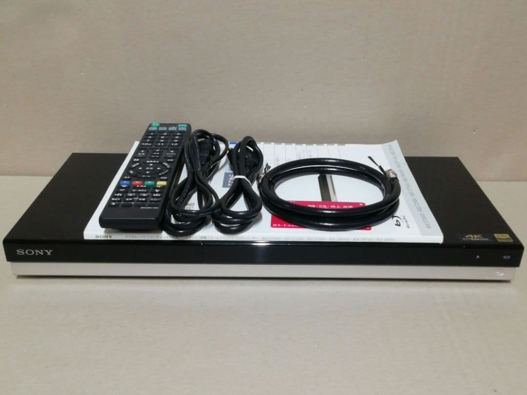 SONY BDZ-ZW550　大容量1TB/W録/SeeQVault/無線LAN