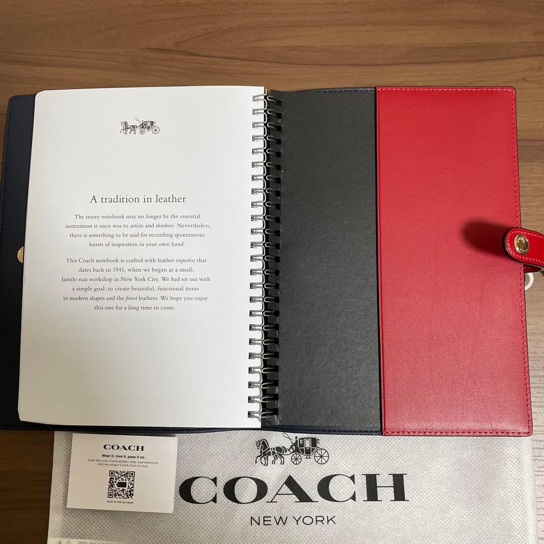 【新品】COACHコーチ★ノートブック&ペンケース★シグネチャーキャンバスレザー
