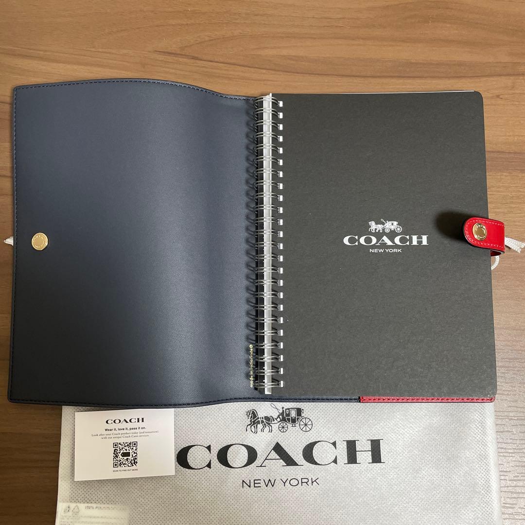 【新品】COACHコーチ★ノートブック&ペンケース★シグネチャーキャンバスレザー