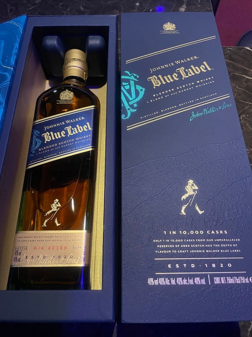 ★Johnnie Walker Blue Label 750ml ２本セット！！
