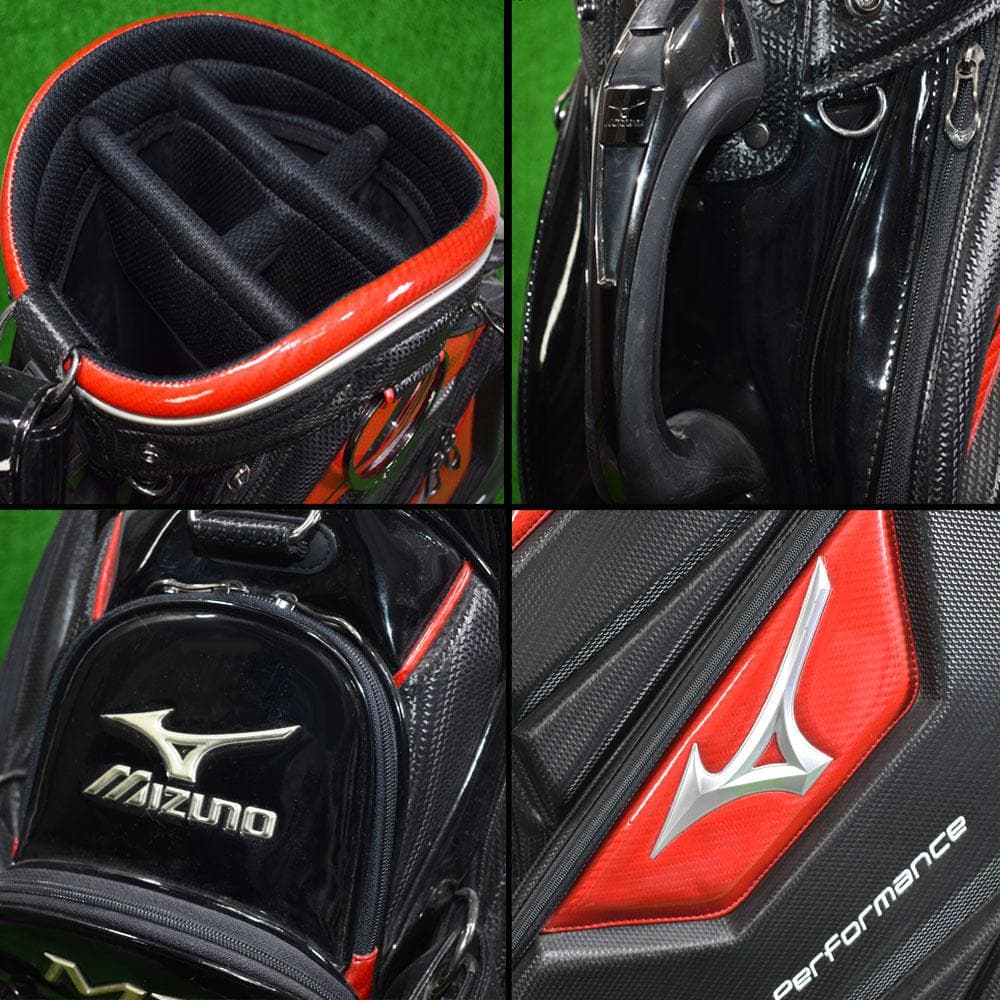 MIZUNO ミズノ ゴルフ ３点式ショルダー キャディバッグ 美品！