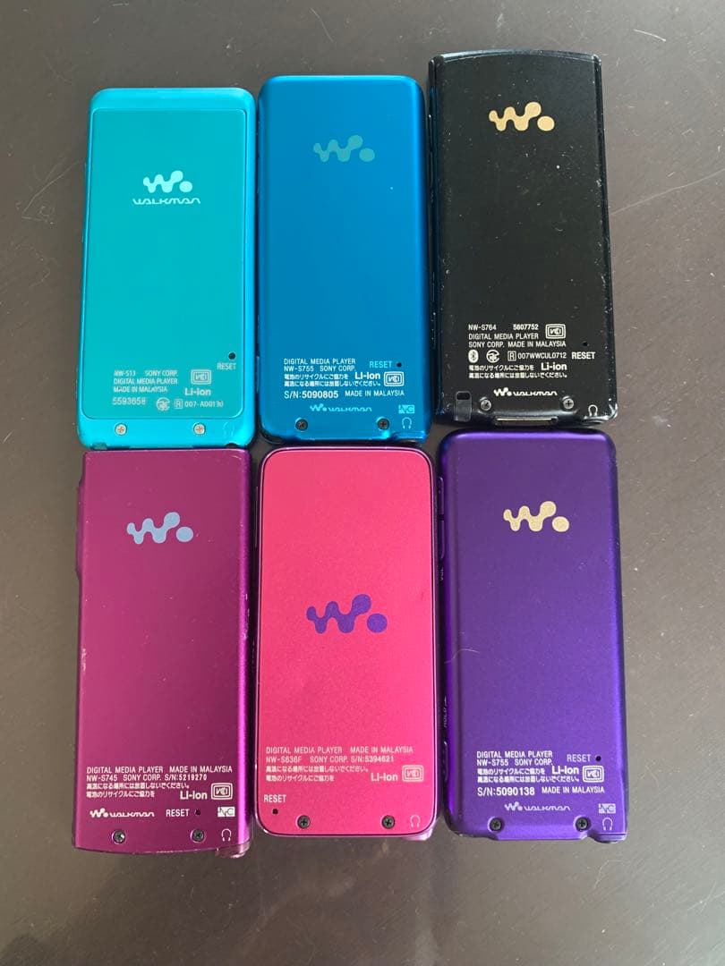 Sony Walkman デジタルオーディオプレーヤー 6台セット