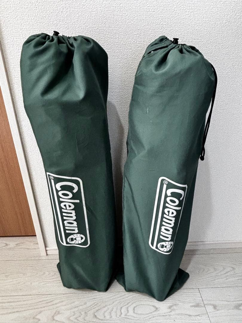 【2個セット】Coleman スリムキャプテンチェア グリーン
