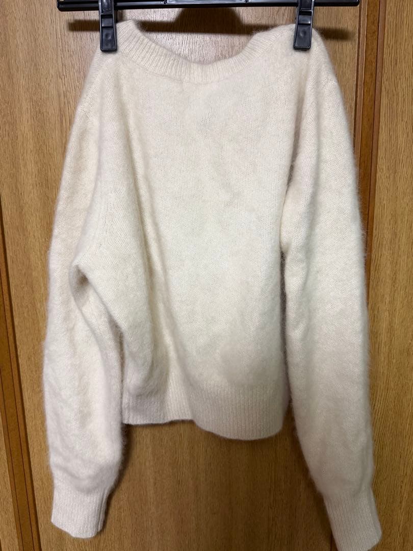 anuansラクーンファックスショートカーディガン