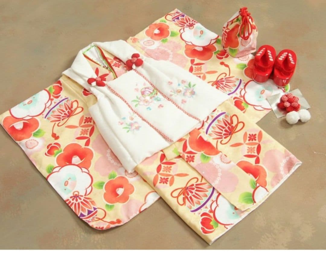 七五三 着物セット 被布　髪飾り