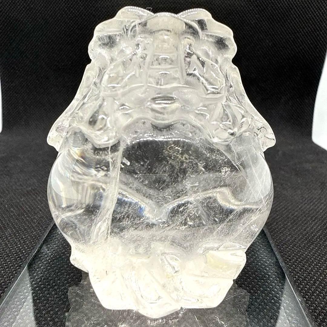 高品質♪ 水晶　ロングイ【龍亀】　大きめサイズ♪