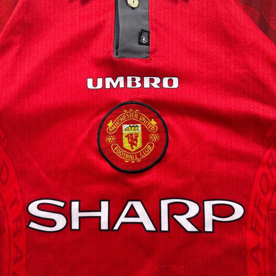 vintageマンチェスターUユニホーム1996-98カントナベッカム　R45.