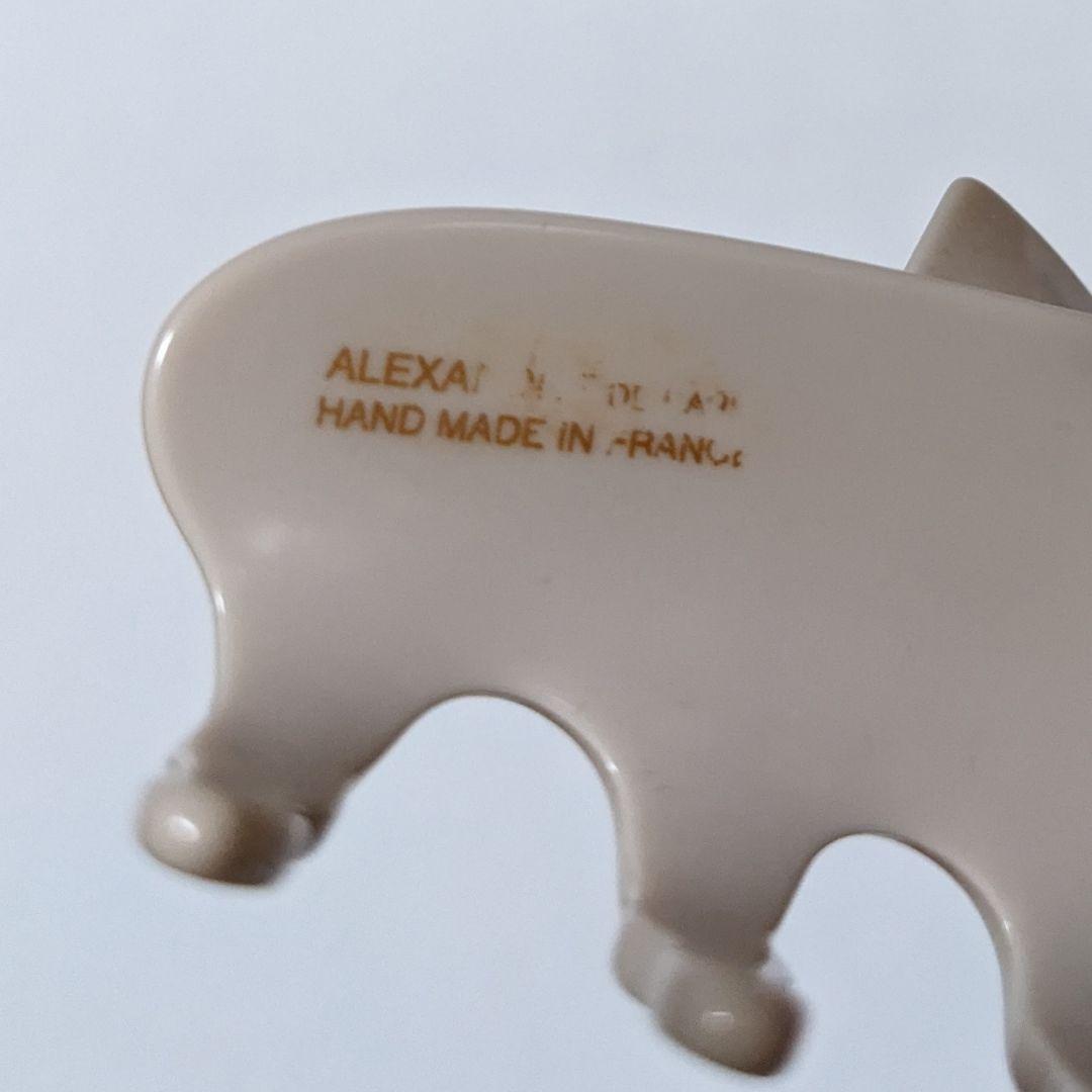 アレクサンドル ドゥ パリ リボン クリップ L ラインストーン付き♪