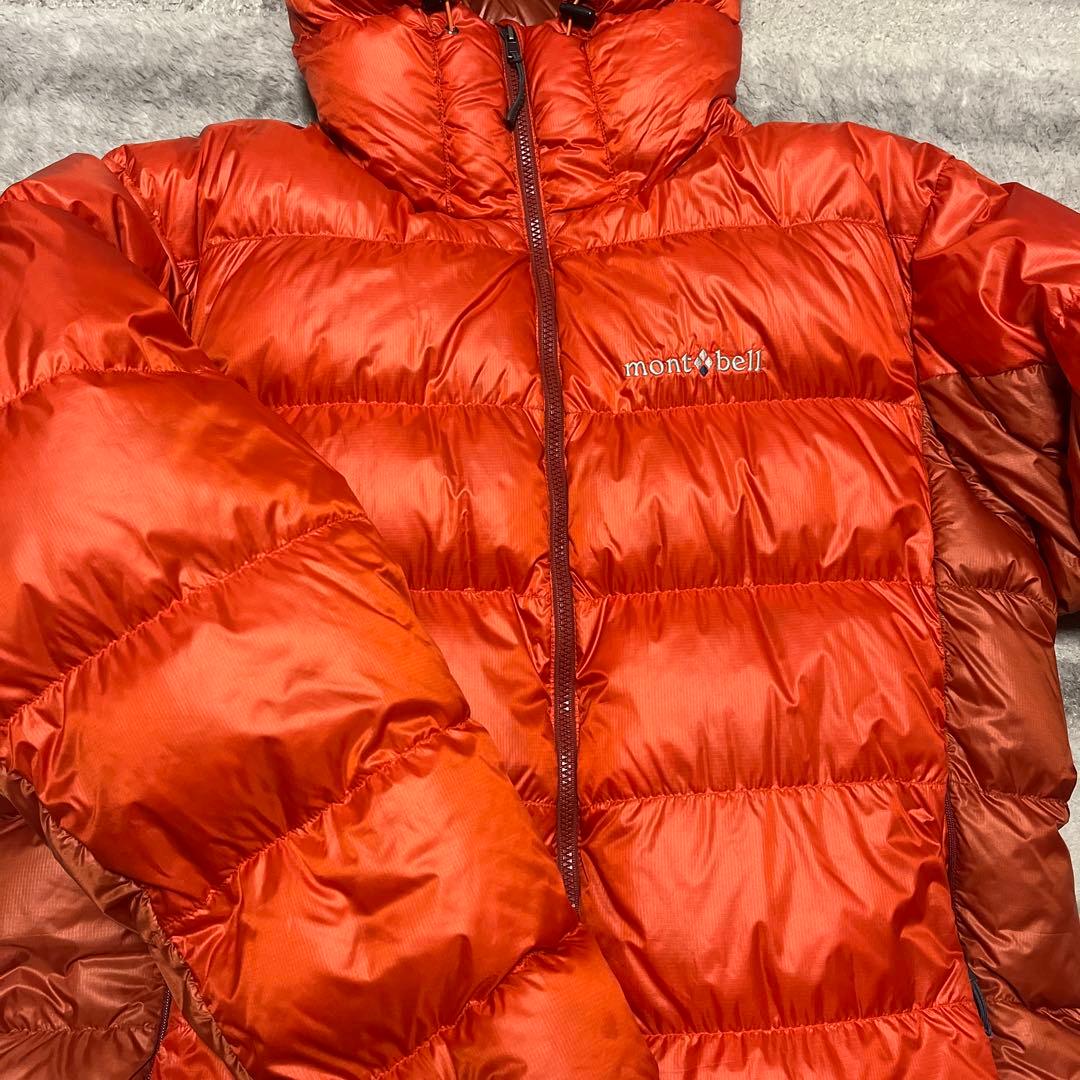 モンベル　アルパインダウンパーカ Lオレンジ　廃盤