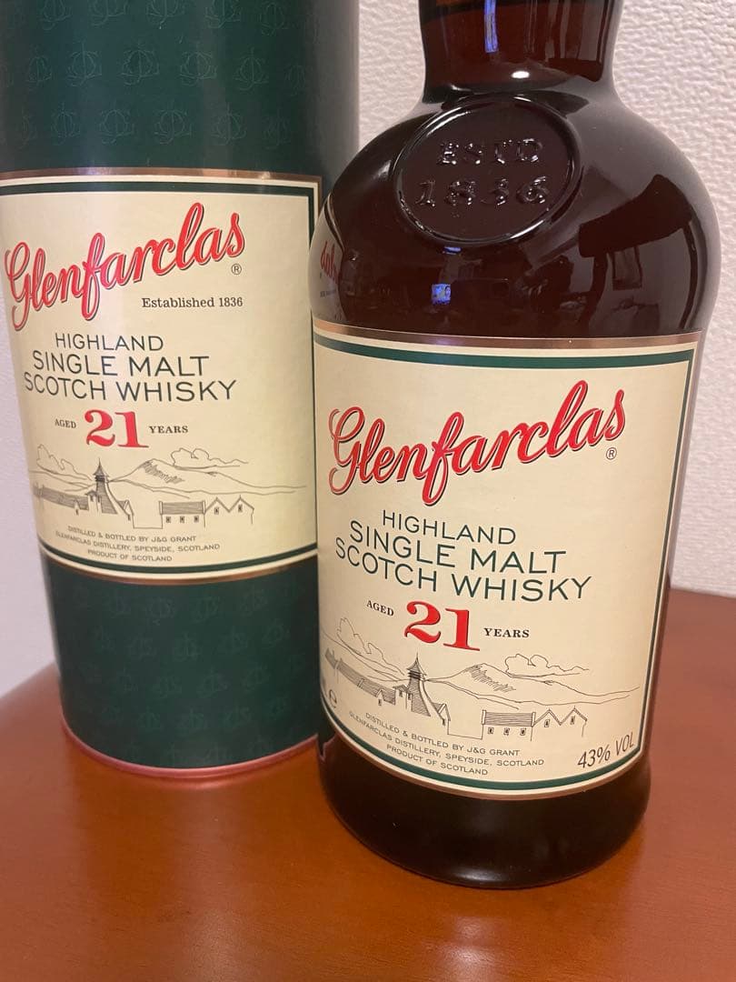 グレンファークラス21年 700ml 箱付き
